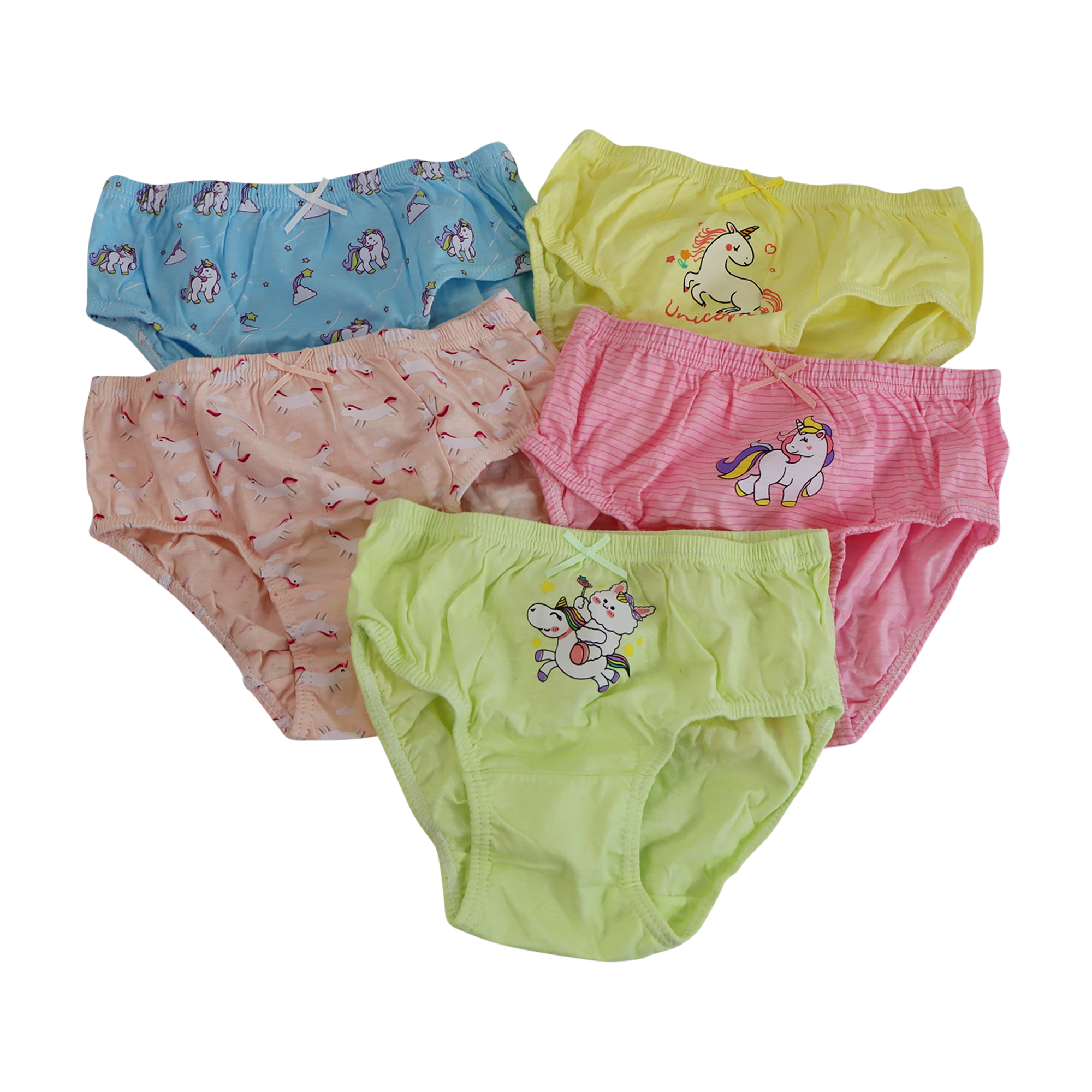 Three Colors Unicorn Printed Soft Breathable Cotton Little Girls Underwear  - China Girls Underwears and Underwear Girls price